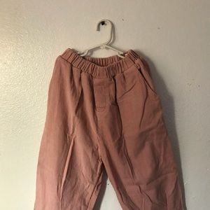 pink corduroy pants